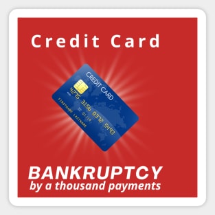 Credit card-Bankruptcy by a thousand payments Magnet